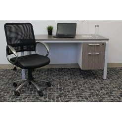 Boss Mesh Back W/ Pewter Finish Task Chair, Black (B6406) -Cheap The Flex Chair Store unnamed file 5060