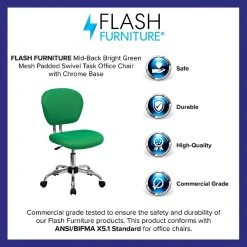 Flash Furniture Mesh Task Chairs With Chrome Base (H2376FBRGRN) 14 Flash Furniture Mesh Task Chairs With Chrome Base (H2376FBRGRN) -Cheap The Flex Chair Store unnamed file 5099