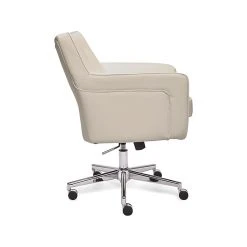 Serta Style Ashland Faux Leather Swivel Computer And Desk Chair, Cream (47140F) -Cheap The Flex Chair Store unnamed file 510