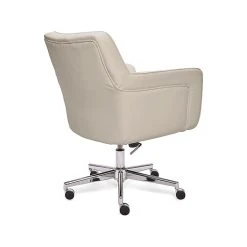 Serta Style Ashland Faux Leather Swivel Computer And Desk Chair, Cream (47140F) -Cheap The Flex Chair Store unnamed file 511