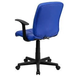 Flash Furniture Mid-Back Quilted Vinyl Task Chair With Nylon Arms, Blue -Cheap The Flex Chair Store unnamed file 5119