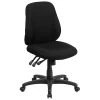 Flash Furniture BT90297S Mid-Back Fabric Multi-Functional Ergonomic Swivel Task Chair In Black -Cheap The Flex Chair Store unnamed file 5145