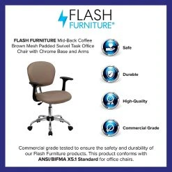 Flash Furniture Mesh Task Chairs With Arms And Chrome Base (H2376FCOFARMS) 10 Flash Furniture Mesh Task Chairs With Arms And Chrome Base (H2376FCOFARMS) -Cheap The Flex Chair Store unnamed file 5165