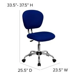 Flash Furniture Mesh Task Chairs With Chrome Base (H2376FBLUE) -Cheap The Flex Chair Store unnamed file 5176