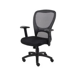 Boss Office Products BOSS Mesh Back Fabric Task Chair, Black (B6508) -Cheap The Flex Chair Store unnamed file 5231