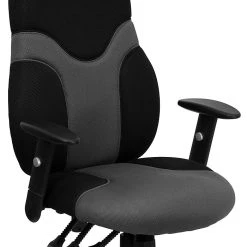 Flash Furniture Mesh Ergonomic Task Chair With Adjustable Arms, Black/Gray -Cheap The Flex Chair Store unnamed file 5251
