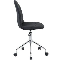 Techni Mobili Tufted Armless Task Chair, Black -Cheap The Flex Chair Store unnamed file 5274
