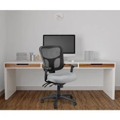 Tempur-Pedic® Ergonomic Mesh Mid-Back Task Chair, Gray (TP8000-GREY) -Cheap The Flex Chair Store unnamed file 5297