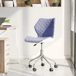 Techni Mobili Modern Height Adjustable Office Task Chair, Blue -Cheap The Flex Chair Store unnamed file 5309
