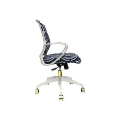 The Raynor Group Elizabeth Sutton Gramercy Fabric Swivel Task Chair, White Grayscale Echo Gold (K-ESGR-WHT-ECHO-GLD) -Cheap The Flex Chair Store unnamed file 5315