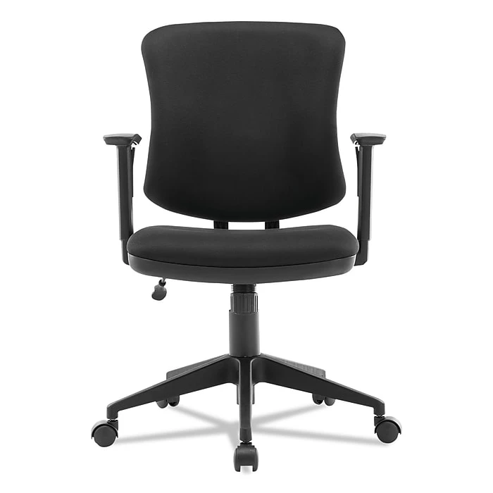 Alera® Everyday Task Office Chair, Supports Up To 275 Lbs., Black Seat/Black Back, Black Base 4 Alera® Everyday Task Office Chair, Supports Up To 275 Lbs., Black Seat/Black Back, Black Base - Image 2