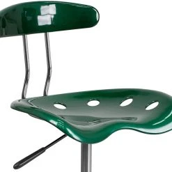 Flash Furniture Chrome Low Back Computer Task Chair With Tractor Seat, Vibrant Green -Cheap The Flex Chair Store unnamed file 534