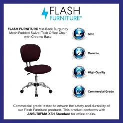 Flash Furniture Mesh Task Chairs With Chrome Base (H2376FBY) -Cheap The Flex Chair Store unnamed file 5347