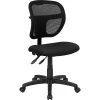 Flash Furniture Mid Back Mesh Task Chair With Fabric Seat, Black -Cheap The Flex Chair Store unnamed file 5354