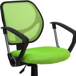 Flash Furniture Fabric Mid-Back Task Chair With Arm, Green -Cheap The Flex Chair Store unnamed file 5366