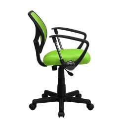 Flash Furniture Fabric Mid-Back Task Chair With Arm, Green -Cheap The Flex Chair Store unnamed file 5367