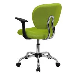 Flash Furniture Mid Back Mesh Task Chair, Apple Green (H2376FGNARMS) -Cheap The Flex Chair Store unnamed file 5415