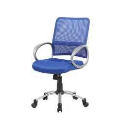 Boss Mesh Back W/ Pewter Finish Task Chair, Blue (B6416-BE) -Cheap The Flex Chair Store unnamed file 5430