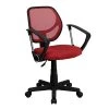 Flash Furniture Fabric Mid-Back Task Chair With Capped Arm, Red -Cheap The Flex Chair Store unnamed file 5432