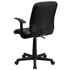 Flash Furniture Mid-Back Quilted Vinyl Task Chair With Nylon Arms, Black -Cheap The Flex Chair Store unnamed file 5446