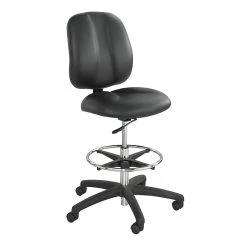 Safco Apprentice Vinyl Computer And Desk Chair, Black (7084BL)