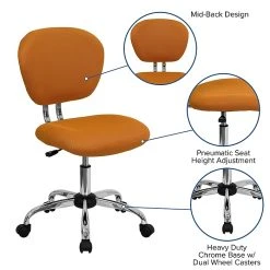 Flash Furniture Mesh Task Chairs With Chrome Base (H2376FORG) -Cheap The Flex Chair Store unnamed file 5467