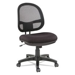 Alera® Interval Series Swivel/Tilt Mesh Chair, Black (ALEIN4814)