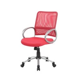 Boss Mesh Back W/ Pewter Finish Task Chair, Red (B6416-RD) -Cheap The Flex Chair Store unnamed file 5479