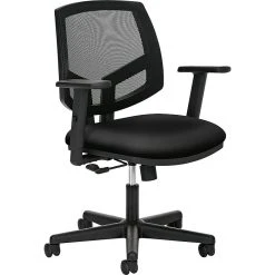 HON Volt Mesh Back Task Chair, Center-Tilt, Adjustable Arms, Black Fabric -Cheap The Flex Chair Store unnamed file 5486