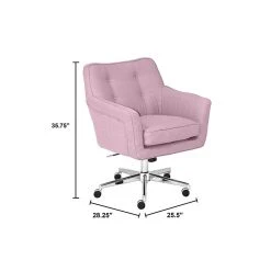 Serta Style Ashland Fabric Swivel Computer And Desk Chair, Lilac (47140D) -Cheap The Flex Chair Store unnamed file 551