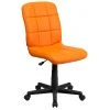 Flash Furniture Mid-Back Quilted Vinyl Task Chair, Orange -Cheap The Flex Chair Store unnamed file 5533