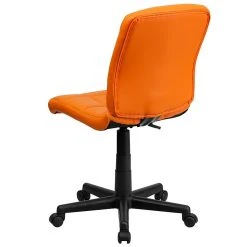 Flash Furniture Mid-Back Quilted Vinyl Task Chair, Orange -Cheap The Flex Chair Store unnamed file 5540