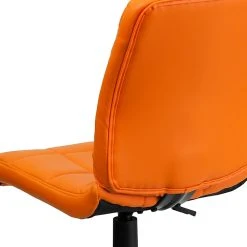 Flash Furniture Mid-Back Quilted Vinyl Task Chair, Orange -Cheap The Flex Chair Store unnamed file 5541