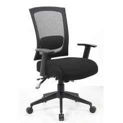 Boss Mesh Back 3 Paddle Task Chair, Black (B6716-BK)