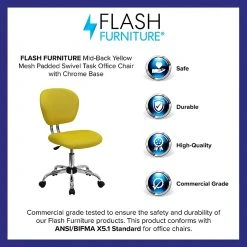 Flash Furniture Mesh Task Chairs With Chrome Base (H2376FYEL) -Cheap The Flex Chair Store unnamed file 5554