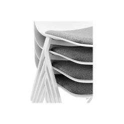 Poppin The Seating-On-Lock Mixed Materials Task Chair, White (107667) -Cheap The Flex Chair Store unnamed file 5571