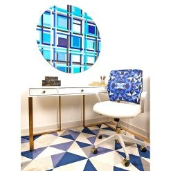 The Raynor Group Elizabeth Sutton Gramercy Fabric Swivel Task Chair, Blue Prism White Gold (K-ESGR-WHT-PRSM-GLD) 13 The Raynor Group Elizabeth Sutton Gramercy Fabric Swivel Task Chair, Blue Prism White Gold (K-ESGR-WHT-PRSM-GLD) -Cheap The Flex Chair Store unnamed file 5584