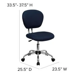 Flash Furniture Mesh Task Chairs With Chrome Base (H2376FNAVY) -Cheap The Flex Chair Store unnamed file 5610
