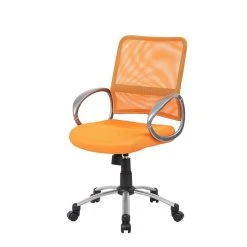 Boss Mesh Back W/ Pewter Finish Task Chair, Orange (B6416-OR) -Cheap The Flex Chair Store unnamed file 5620