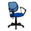 Flash Furniture Fabric Mid-Back Task Chair With Arm, Blue -Cheap The Flex Chair Store unnamed file 5632
