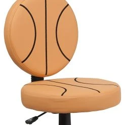 Flash Furniture Vinyl Basketball Task Chair Without Arms, Orange -Cheap The Flex Chair Store unnamed file 5652