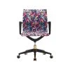 The Raynor Group Elizabeth Sutton Wynwood Fabric Swivel Task Chair, Multi Rose Black Gold (K-ESWY-BLK-ROSE-GLD) -Cheap The Flex Chair Store unnamed file 5661