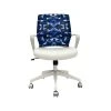 The Raynor Group Elizabeth Sutton Gramercy Fabric Swivel Task Chair, Blue Prism White Silver (K-ESGR-WHT-PRSM-GLD) -Cheap The Flex Chair Store unnamed file 5708