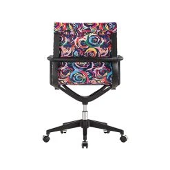 The Raynor Group Elizabeth Sutton Wynwood Fabric Swivel Task Chair, Multi Rose Black Silver (K-ESWY-BLK-ROSE-SIL) 13 The Raynor Group Elizabeth Sutton Wynwood Fabric Swivel Task Chair, Multi Rose Black Silver (K-ESWY-BLK-ROSE-SIL) -Cheap The Flex Chair Store unnamed file 5729
