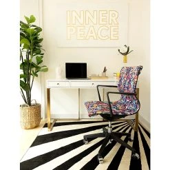 The Raynor Group Elizabeth Sutton Wynwood Fabric Swivel Task Chair, Multi Rose Black Silver (K-ESWY-BLK-ROSE-SIL) 17 The Raynor Group Elizabeth Sutton Wynwood Fabric Swivel Task Chair, Multi Rose Black Silver (K-ESWY-BLK-ROSE-SIL) -Cheap The Flex Chair Store unnamed file 5733