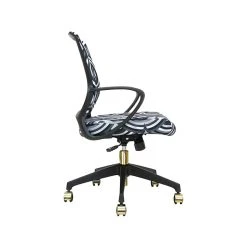 The Raynor Group Elizabeth Sutton Gramercy Fabric Swivel Task Chair, Black Grayscale Echo Gold (K-ESGR-BLK-ECHO-GLD) -Cheap The Flex Chair Store unnamed file 5737