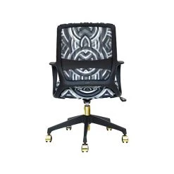 The Raynor Group Elizabeth Sutton Gramercy Fabric Swivel Task Chair, Black Grayscale Echo Gold (K-ESGR-BLK-ECHO-GLD) -Cheap The Flex Chair Store unnamed file 5738