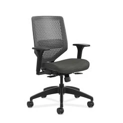 HON Solve Mesh Back Fabric Task Chair, Ink (HONSVR1ACLC10TK)