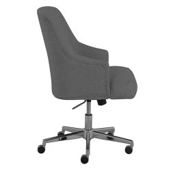 Serta Leighton Fabric Home Office Chair, Medium Gray (48445) -Cheap The Flex Chair Store unnamed file 577