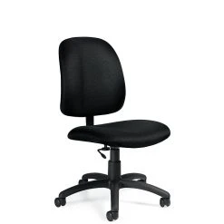 Global® Goal Urban Fabric Low Back Task Chair, Blue Bayou